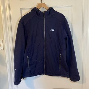 Men’s Navy New Balance Zip Up